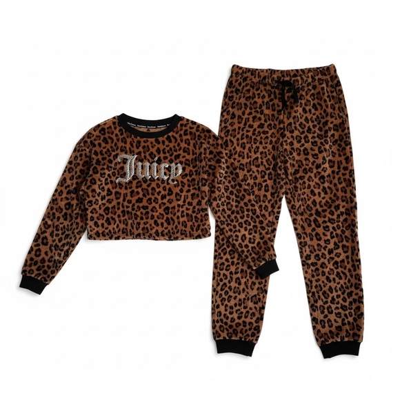 Juicy Couture Pants - Juicy couture women’s Cheetah leopard loungewear set size large